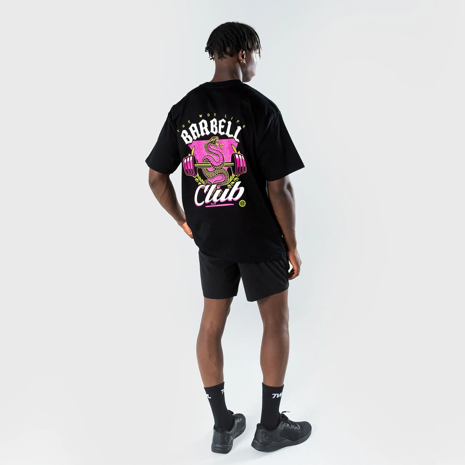 TWL - LIFESTYLE OVERSIZED T-SHIRT - BARBELL CLUB - VIPER/BLACK