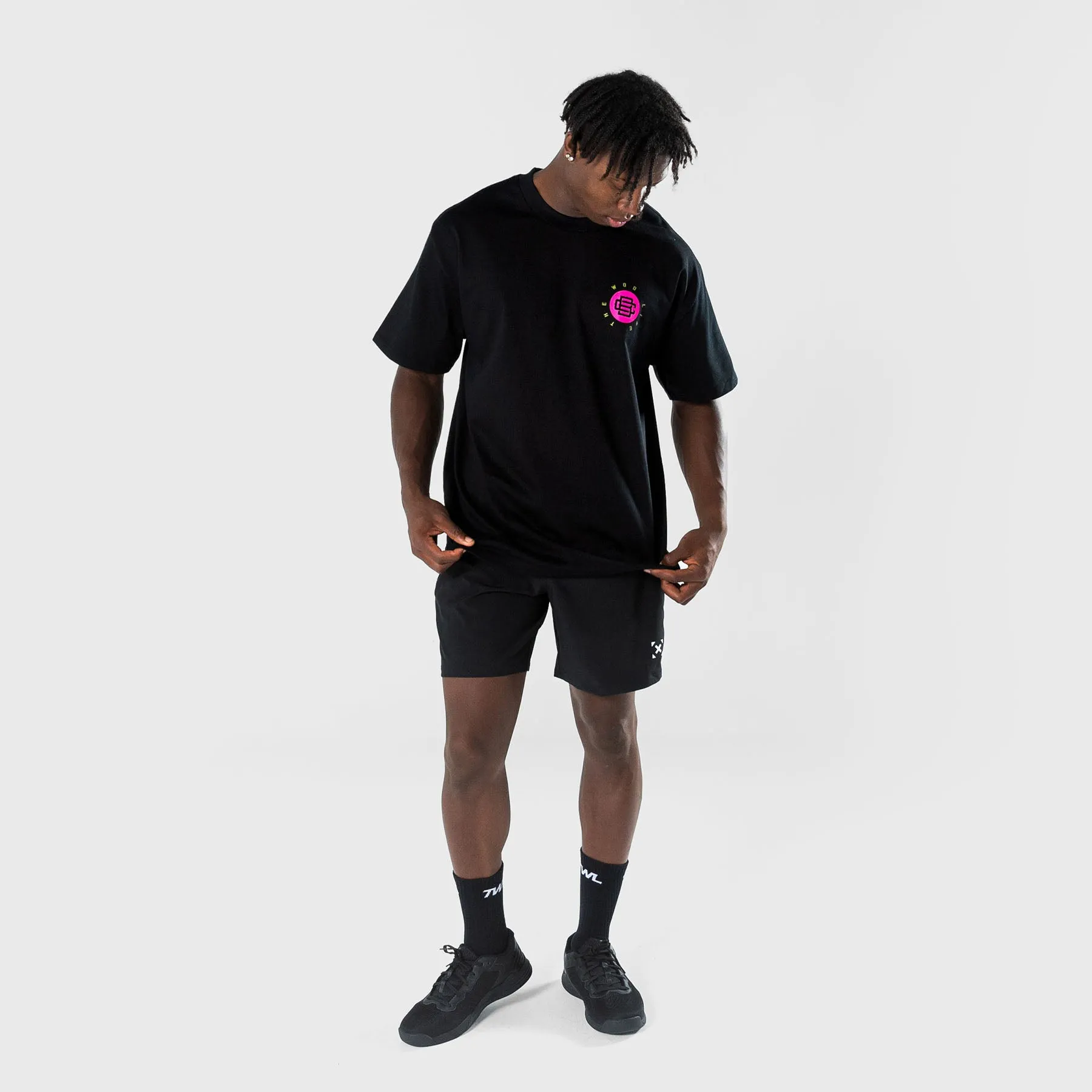 TWL - LIFESTYLE OVERSIZED T-SHIRT - BARBELL CLUB - VIPER/BLACK