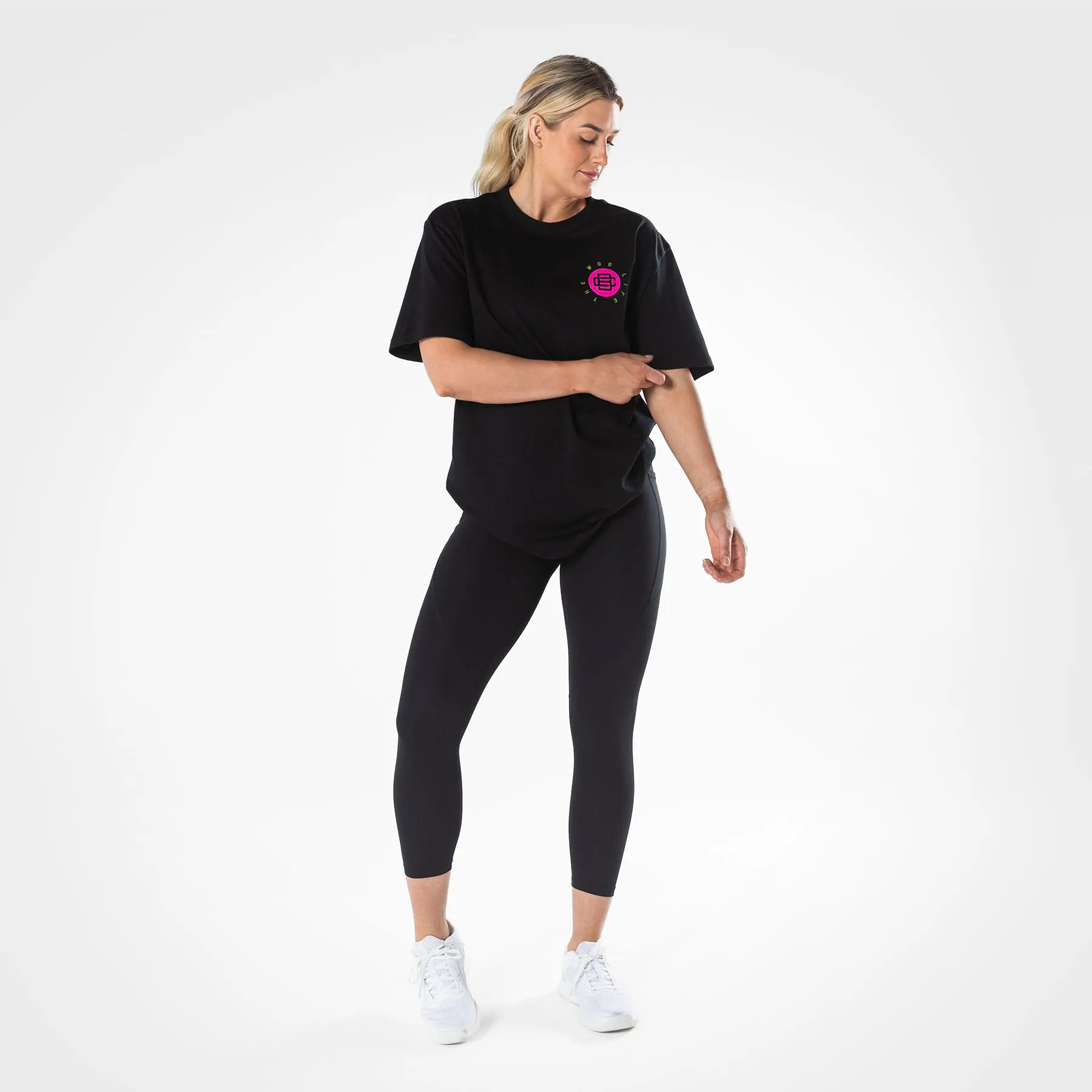 TWL - LIFESTYLE OVERSIZED T-SHIRT - BARBELL CLUB - VIPER/BLACK