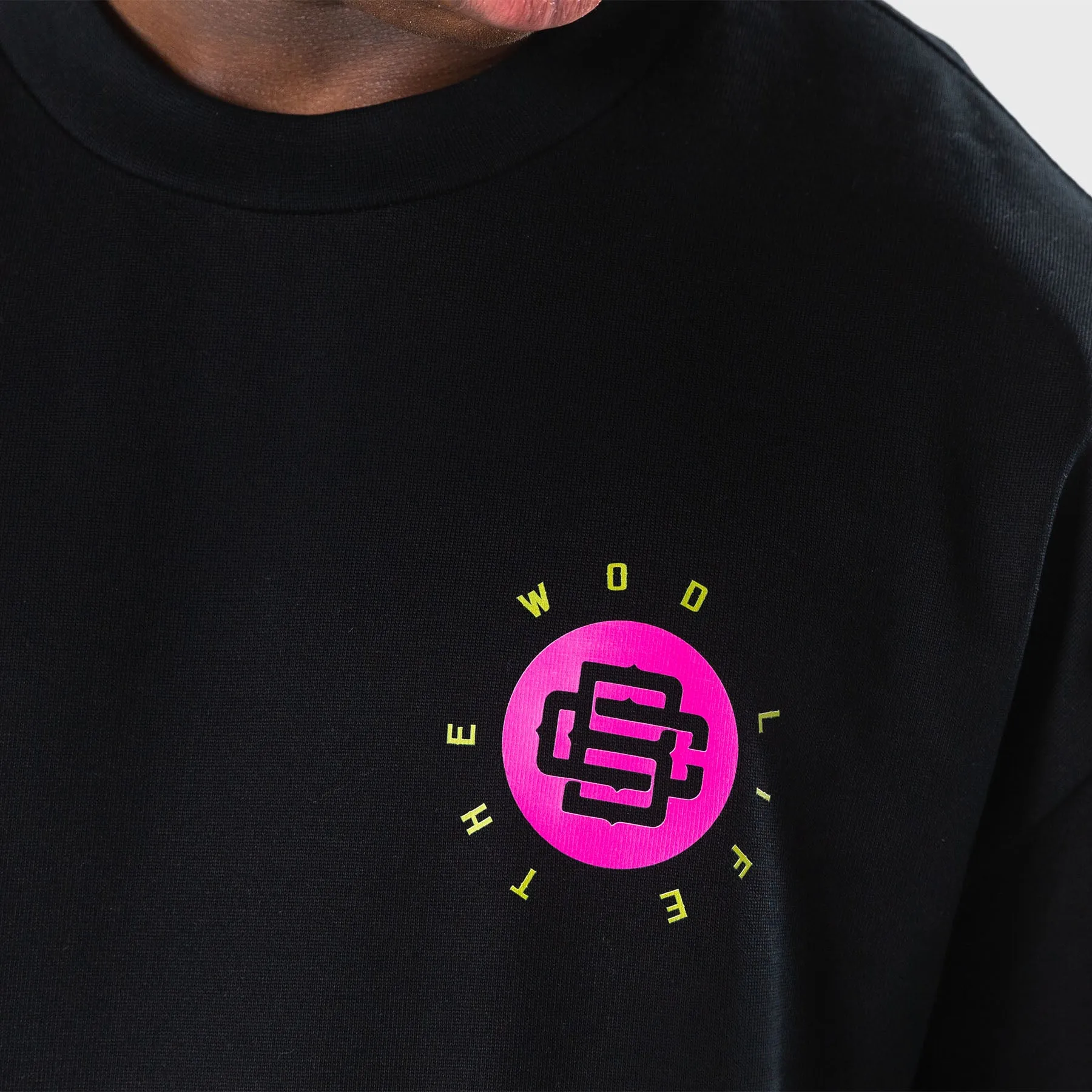 TWL - LIFESTYLE OVERSIZED T-SHIRT - BARBELL CLUB - VIPER/BLACK