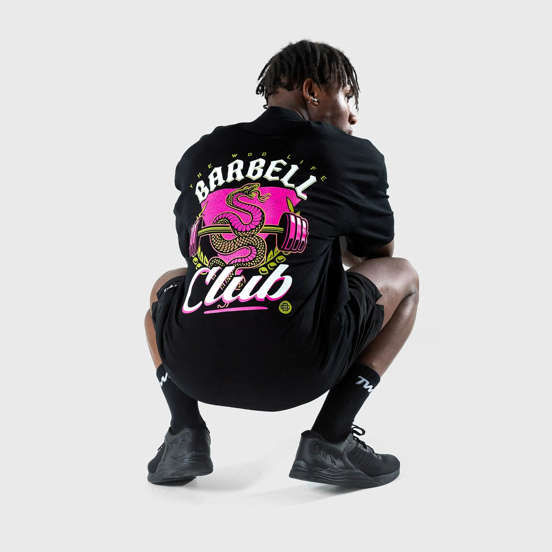 TWL - LIFESTYLE OVERSIZED T-SHIRT - BARBELL CLUB - VIPER/BLACK