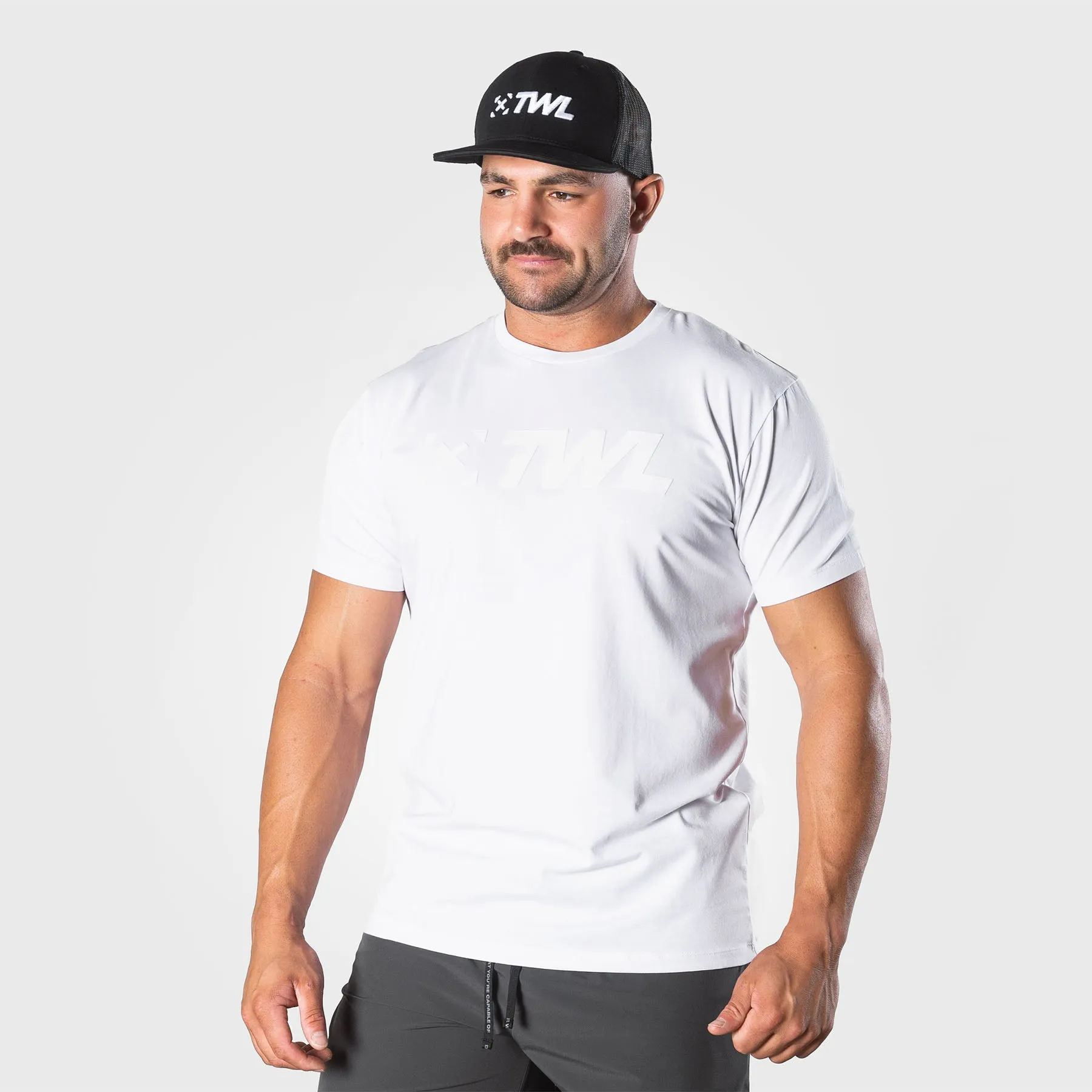 TWL - MEN'S EVERYDAY T-SHIRT - TRIPLE WHITE