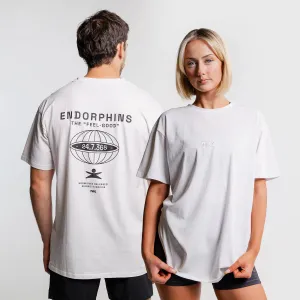 TWL - OVERSIZED T-SHIRT - ENDORPHINS - TRIPLE WHITE