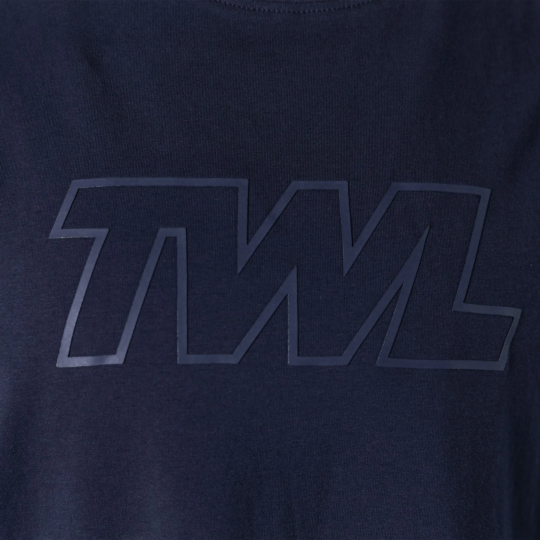 TWL - WOMEN'S OVERSIZED CROPPED T-SHIRT - ATHLETE - MIDNIGHT NAVY