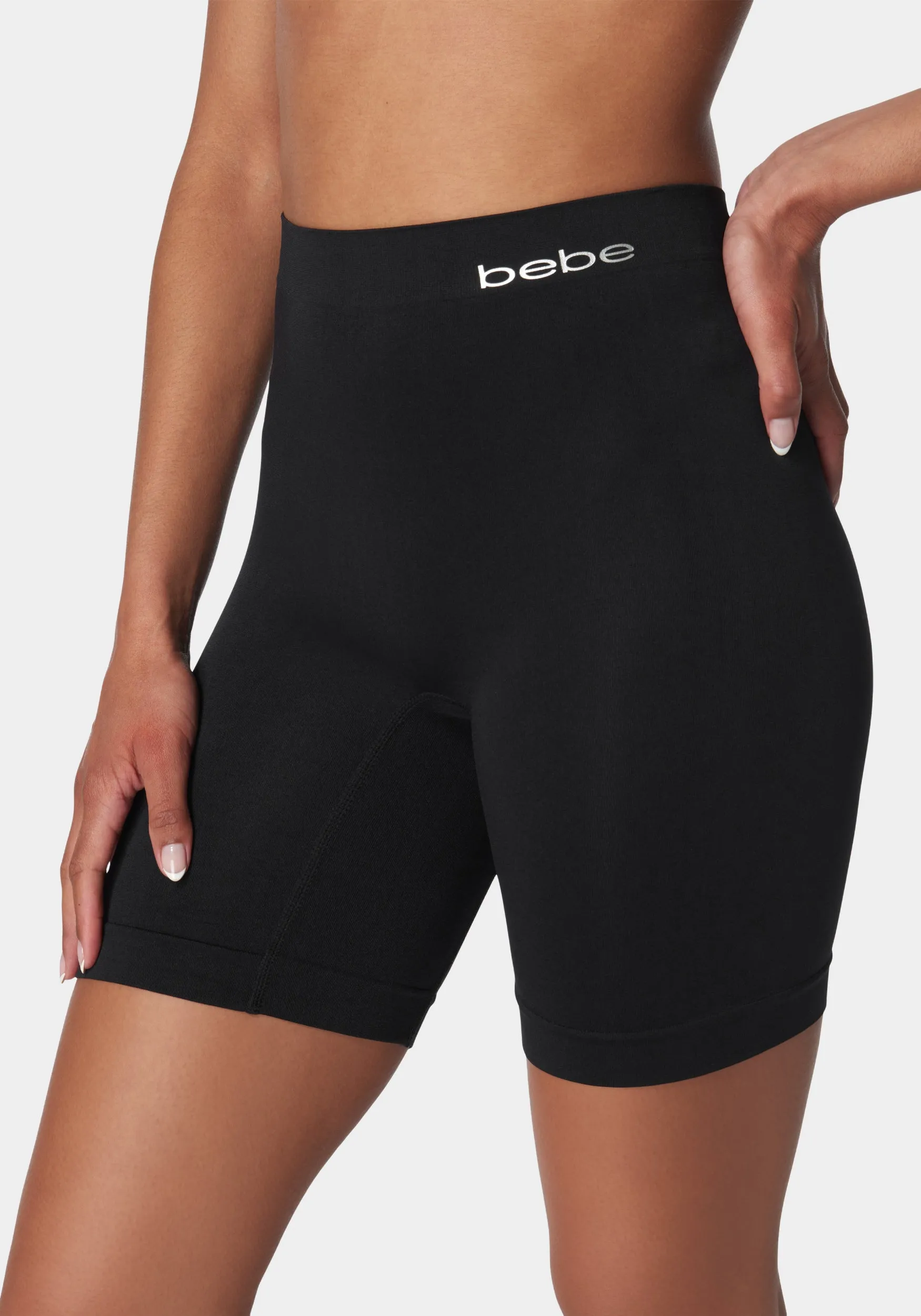 Two Pack Seamless Microfiber Slip Shorts