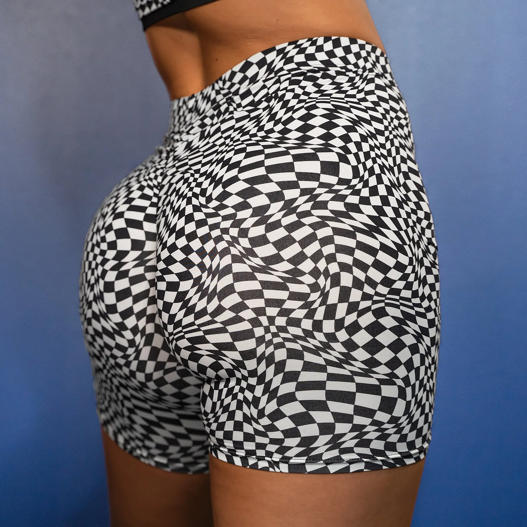 TWRKWEAR The Perfect Jiggly Shorts™ – Exclusive Collection by Finnish Peaches: BUBBLY BLACK&WHITE
