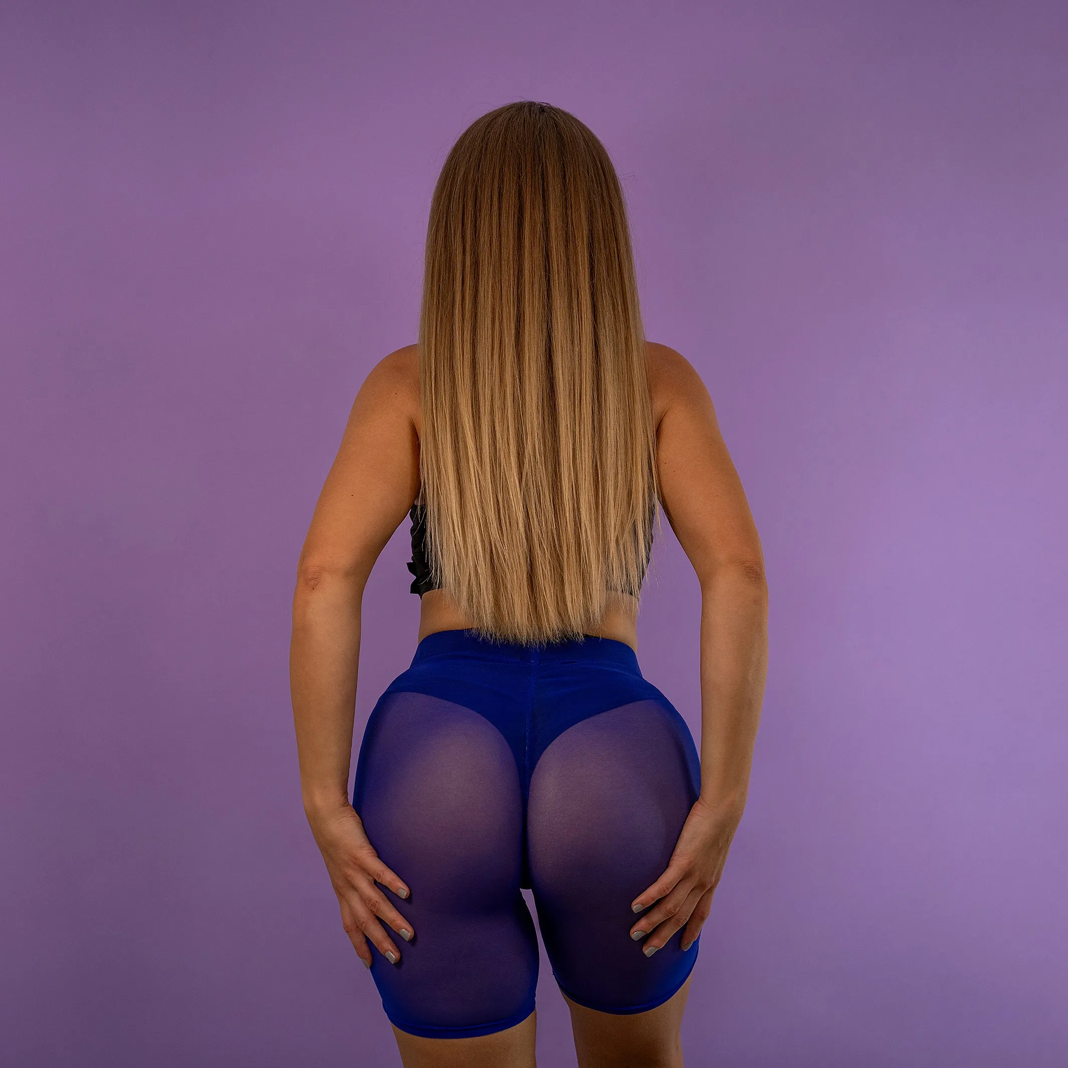 TWRKWEAR The Perfect Mesh Shorts™ – Exclusive Collection: ELECTRIC BLUE