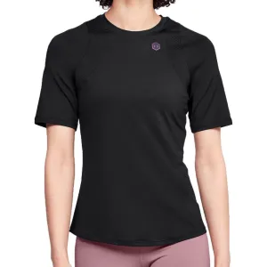 Under Armour Rush Short Sleeve Womens Training Top - Black
