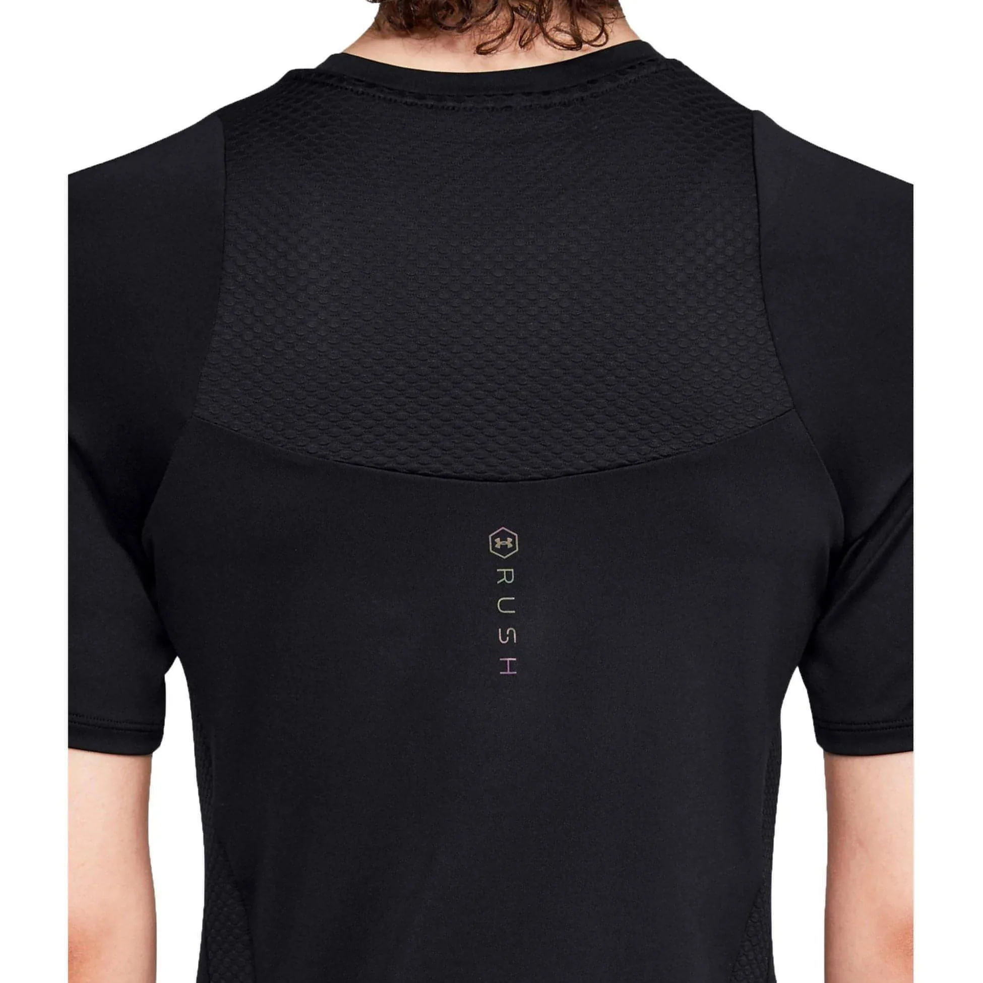 Under Armour Rush Short Sleeve Womens Training Top - Black