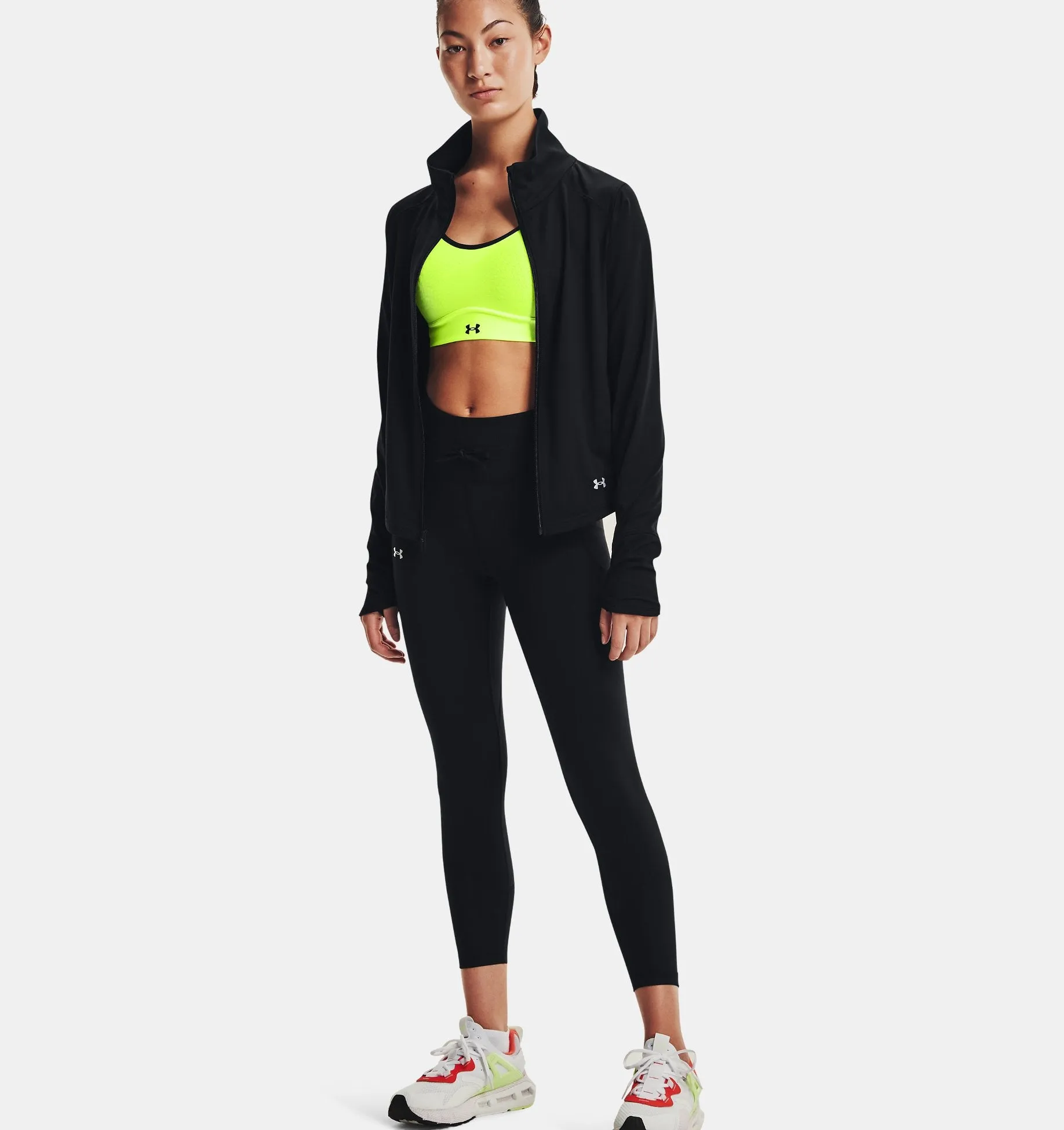 Under Armour Women's UA Meridian Rib Waistband Ankle Leggings