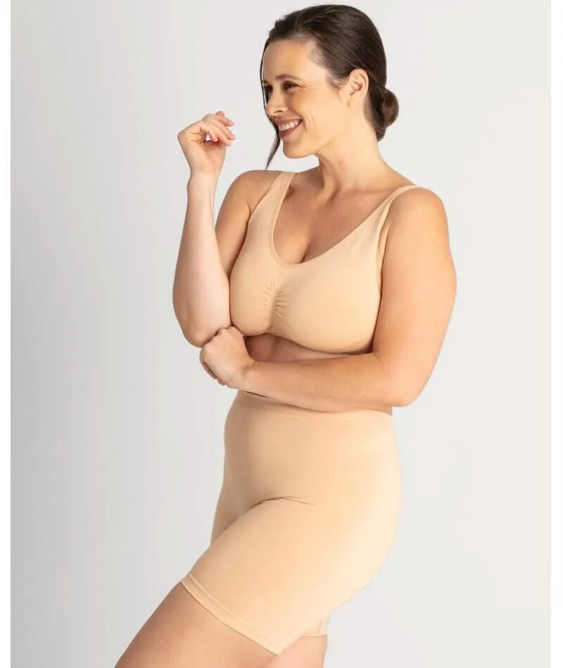 Underbliss Seamless Bamboo Blend Anti-Chafing Shorts - Frappe