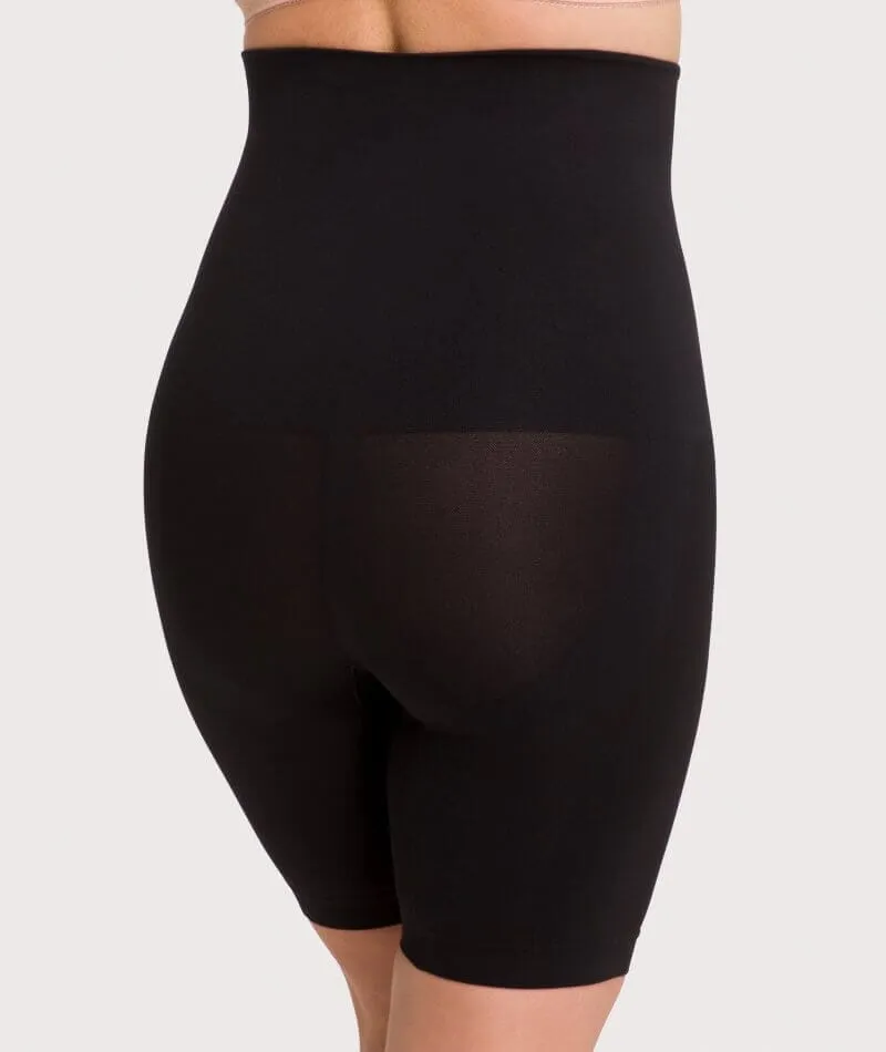 Underbliss Seamless Smoothing High Waist Thigh Short - Black