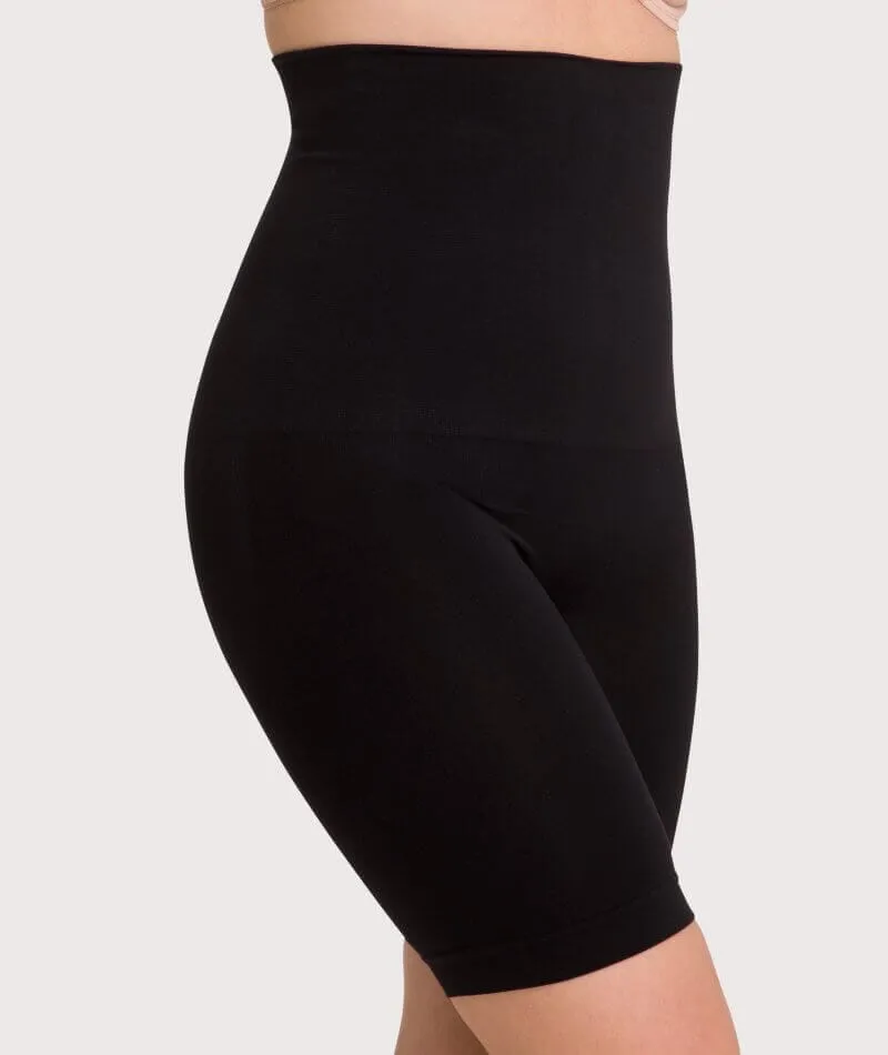 Underbliss Seamless Smoothing High Waist Thigh Short - Black