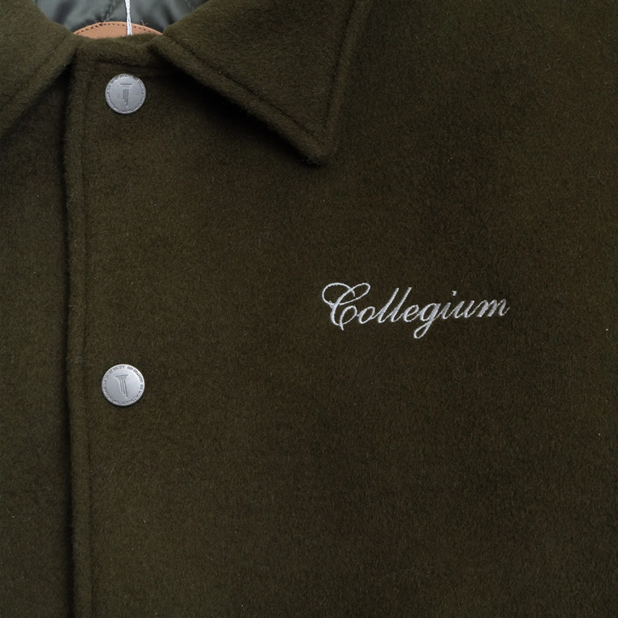 Uniform Varsity Jacket - Olive