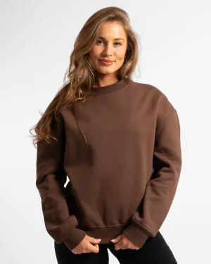 Unisex Classic Crew - Chocolate