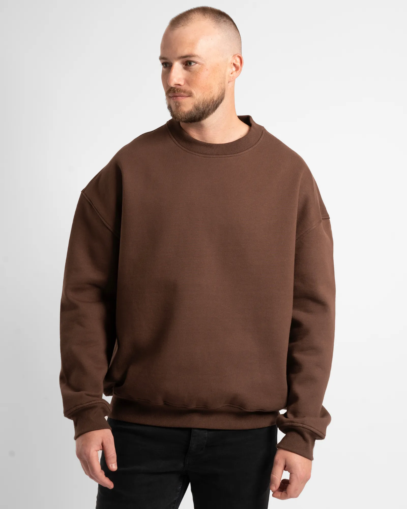 Unisex Classic Crew - Chocolate