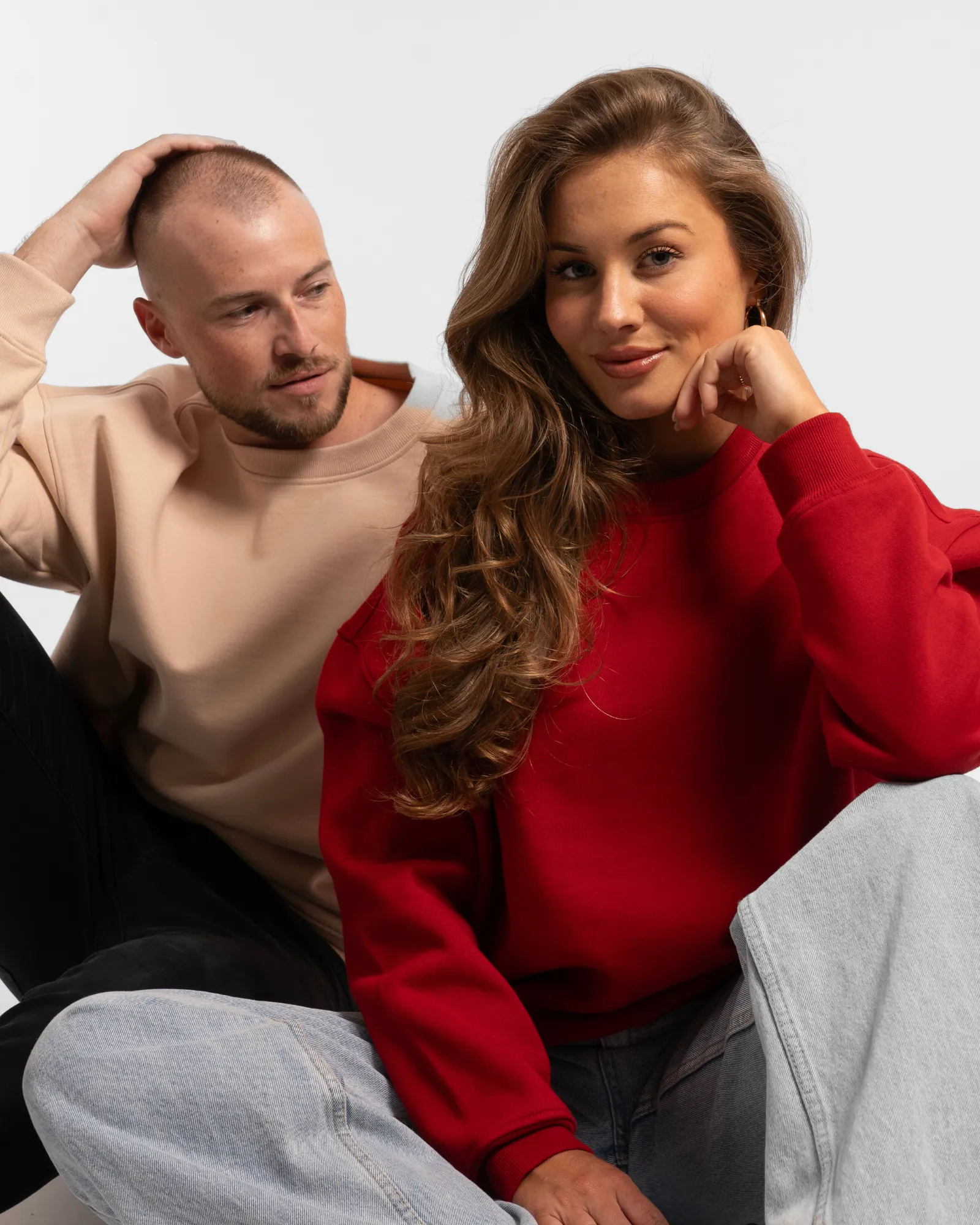 Unisex Classic Crew - Red