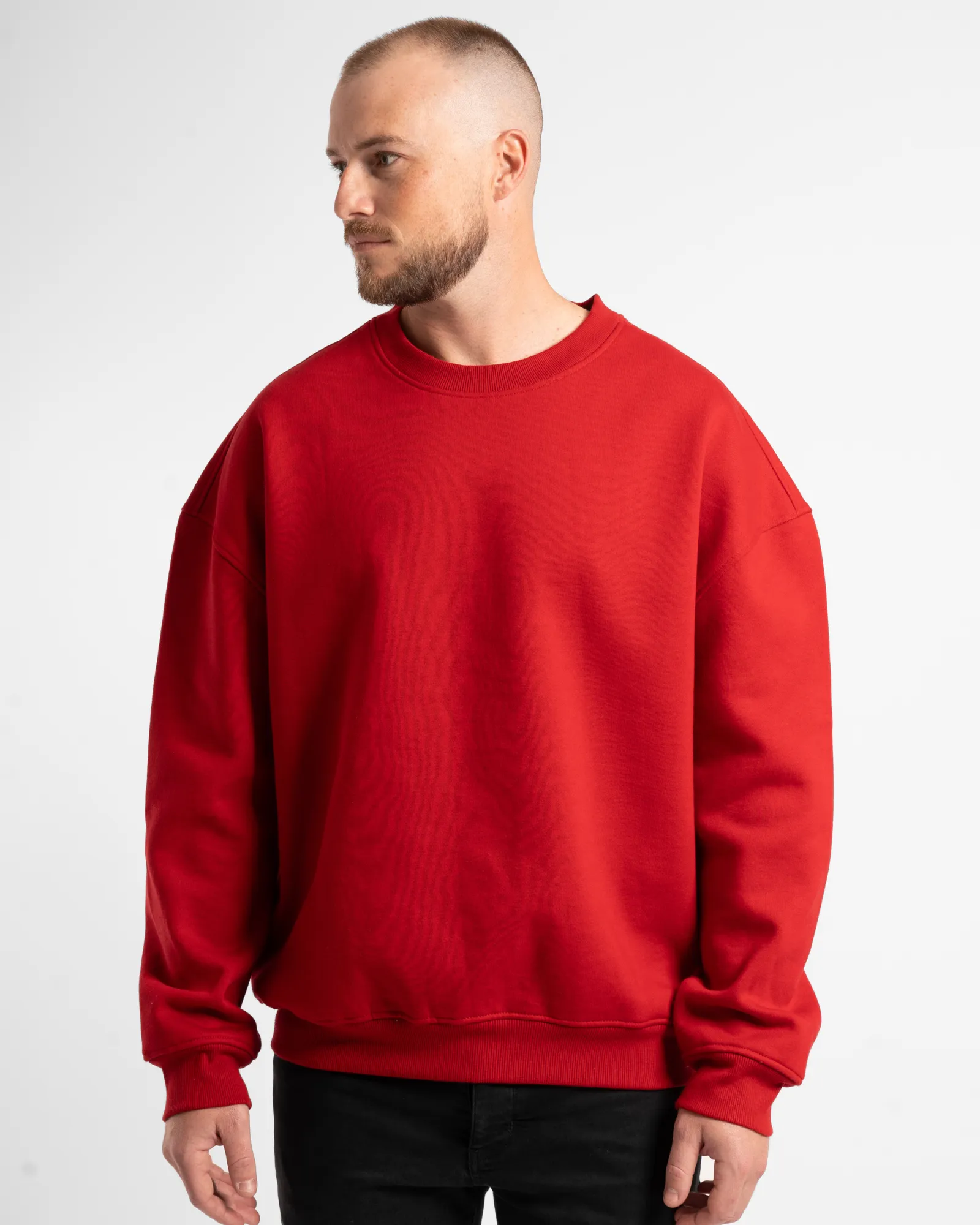 Unisex Classic Crew - Red