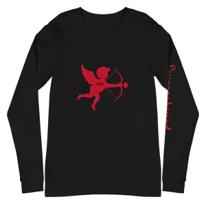 Unisex Long Sleeve Tee Cupid (Red)