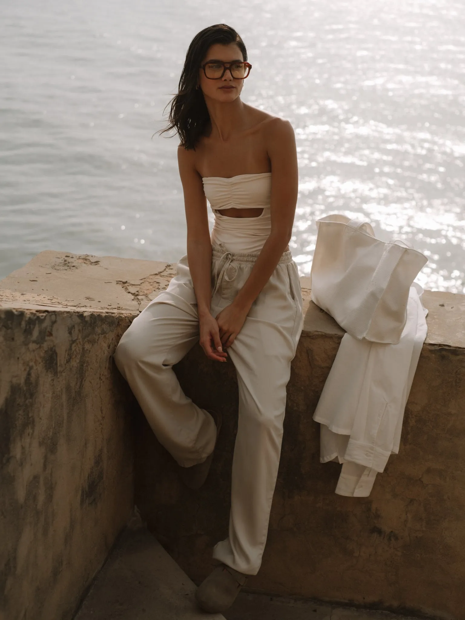 UNISEX SUMMER TROUSER - CREAMY