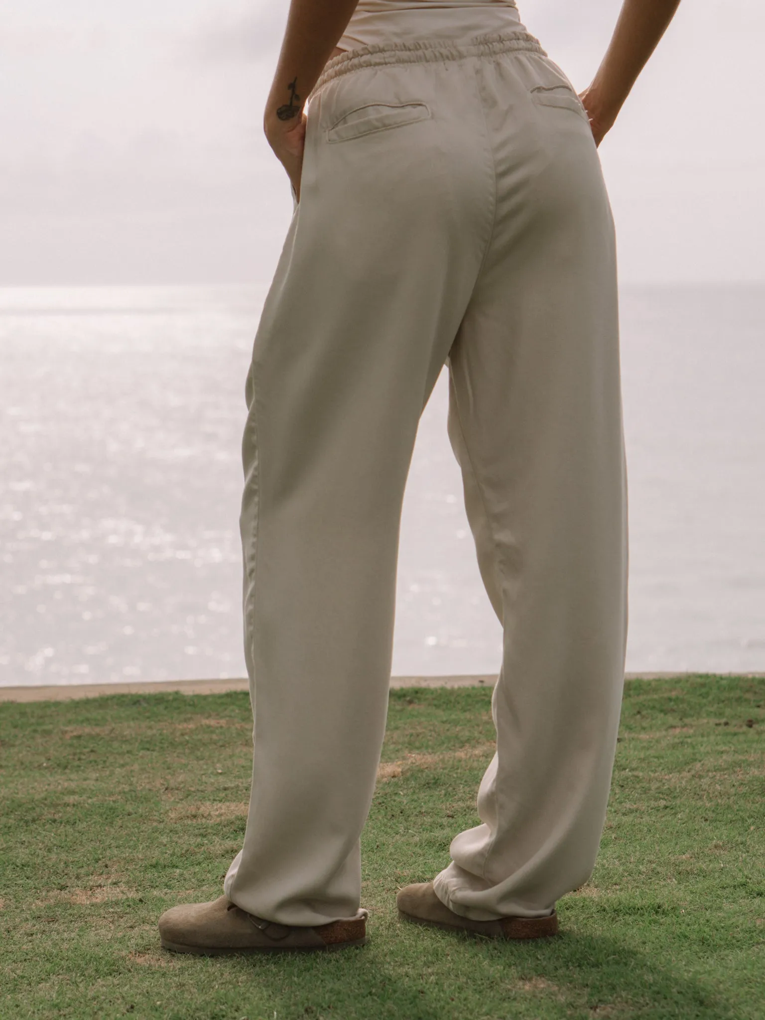 UNISEX SUMMER TROUSER - CREAMY