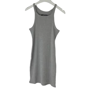 URBAN OUTFITTER GREY RIBBED MINI DRESS UK L