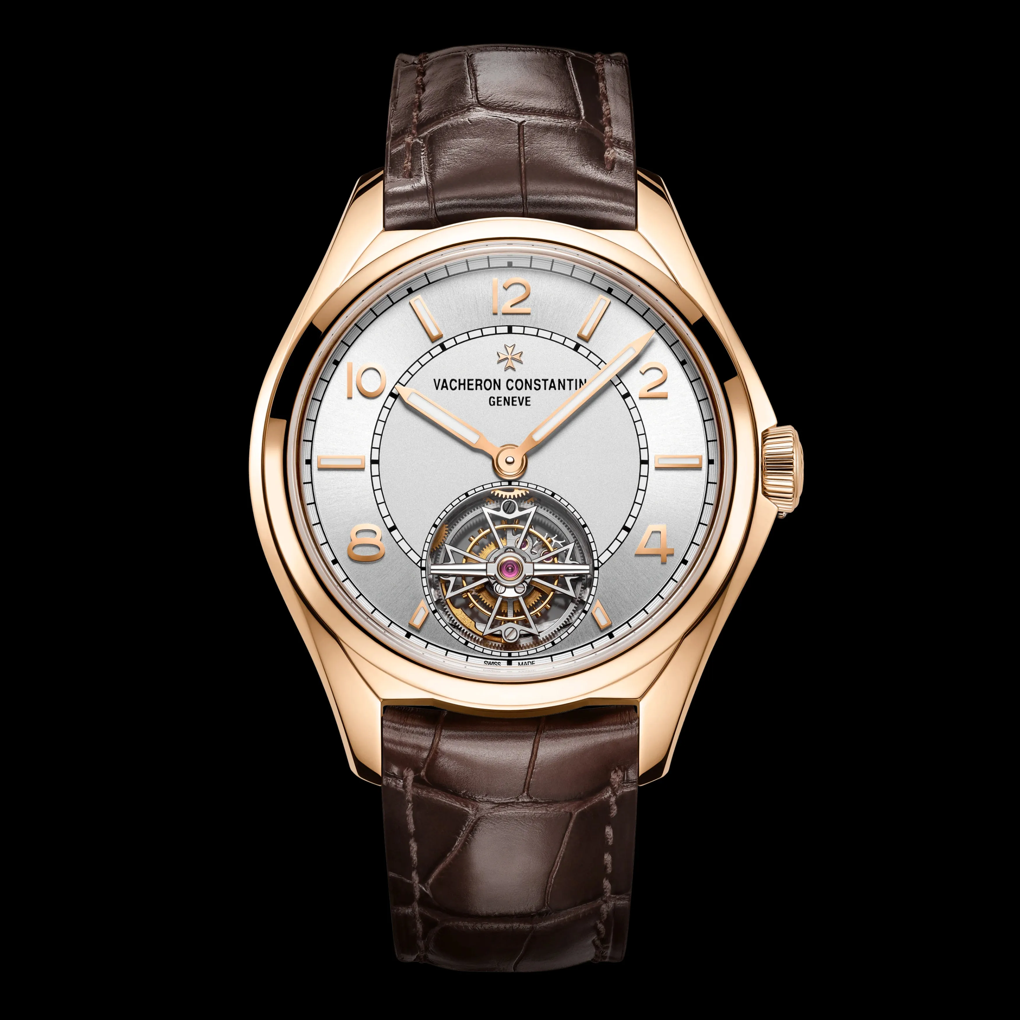 Vacheron Constantin Fiftysix Tourbillon Watch, 41mm Brown Dial, 6000E/000R-B488