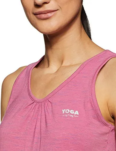 Van Heusen Athleisure Yoga Tank (88404_Pink Blush_XL)