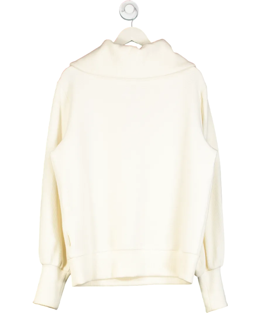Varley Cream Vine Half-zip Pullover UK S