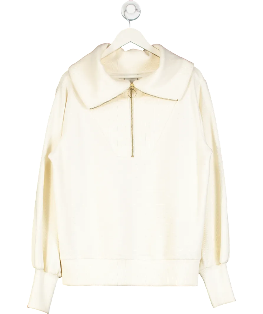 Varley Cream Vine Half-zip Pullover UK S