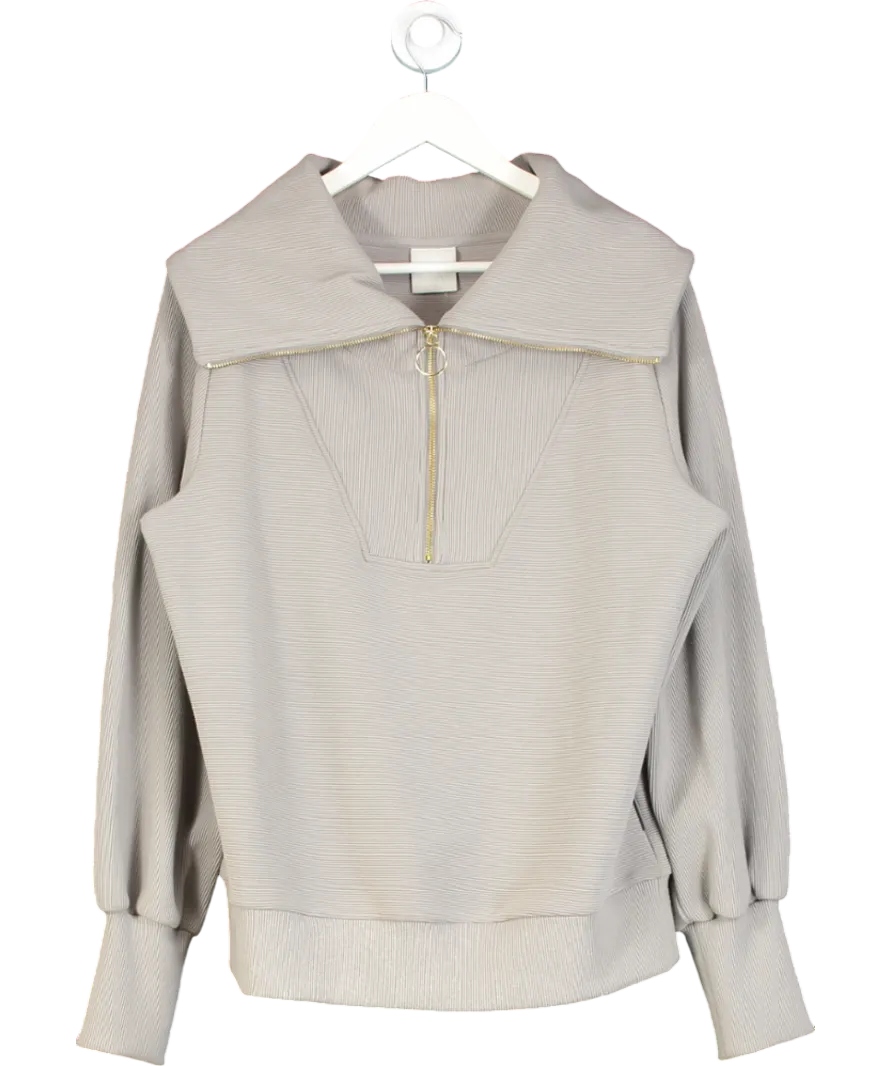 Varley Grey Vine Half Zip Pullover UK S