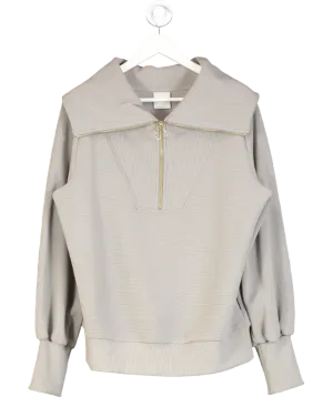 Varley Grey Vine Half Zip Pullover UK S