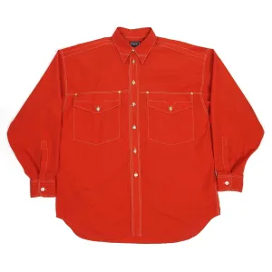 Versace Jeans Couture Oversized Red Shirt Size Medium