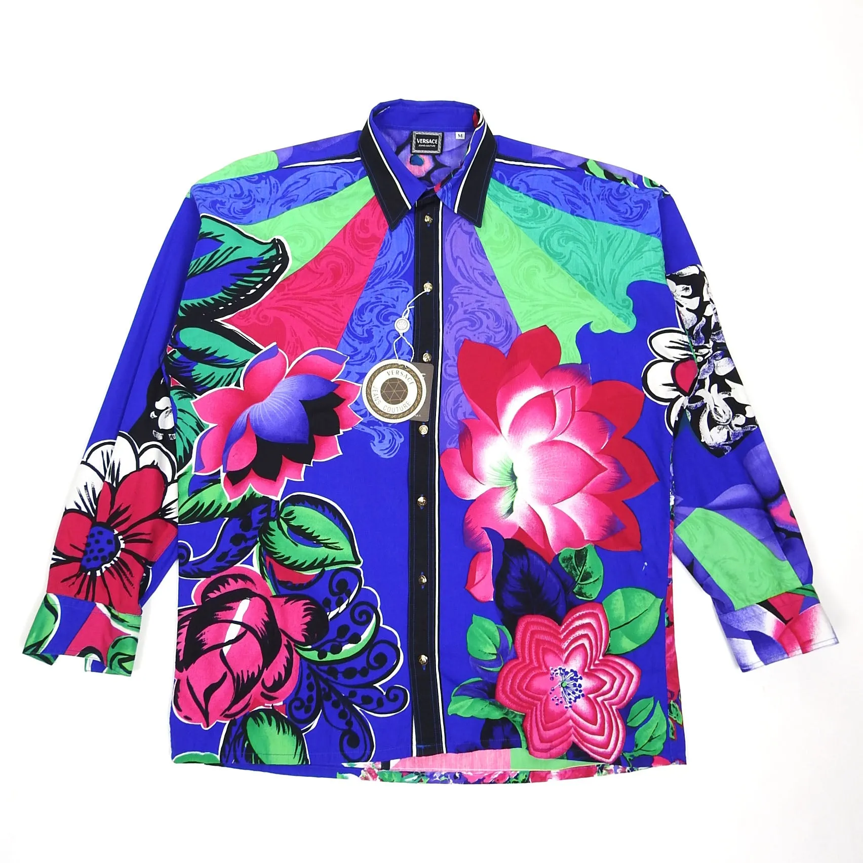 Versace Jeans Vintage Floral Shirt Medium
