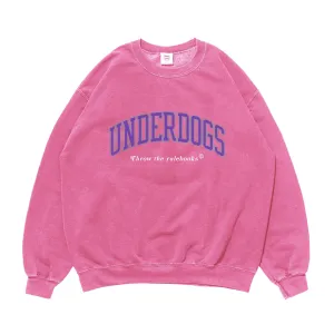 Vice 84 'Underdogs' Vintage Washed Sweater - Pink