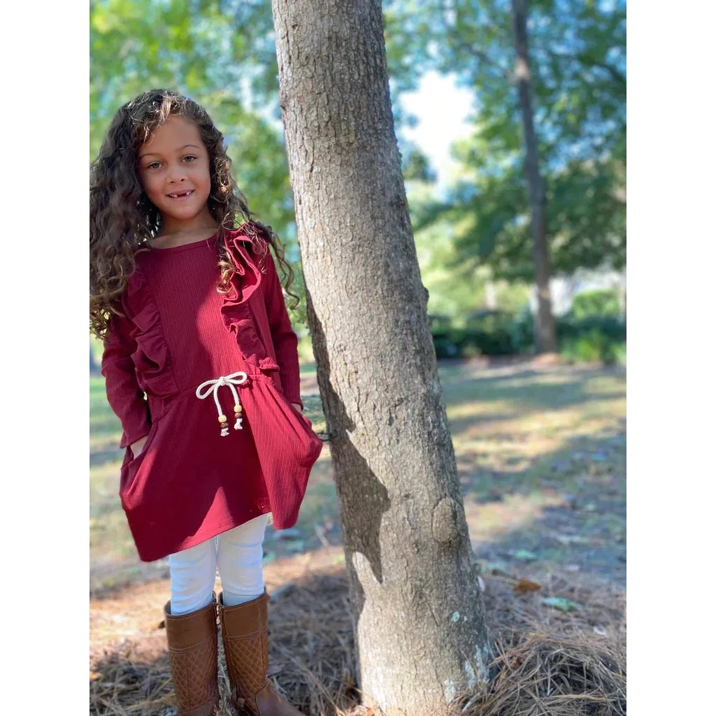 Vignette Burgundy Celine Dress