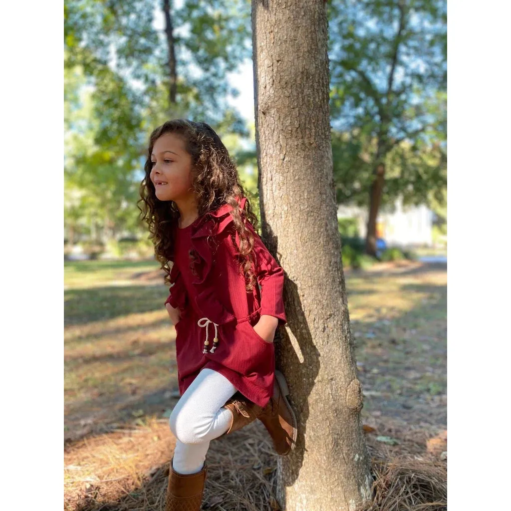 Vignette Burgundy Celine Dress