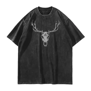 Viking Deer Washed T-Shirt