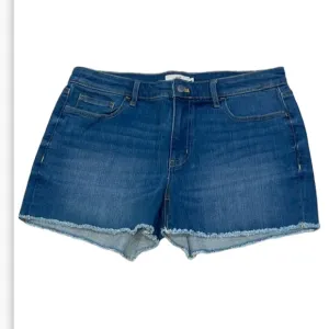 VINEYARD VINES High Rise Vintage Denim Shorts Light Wash Sz 28 Raw hems 5 pocket