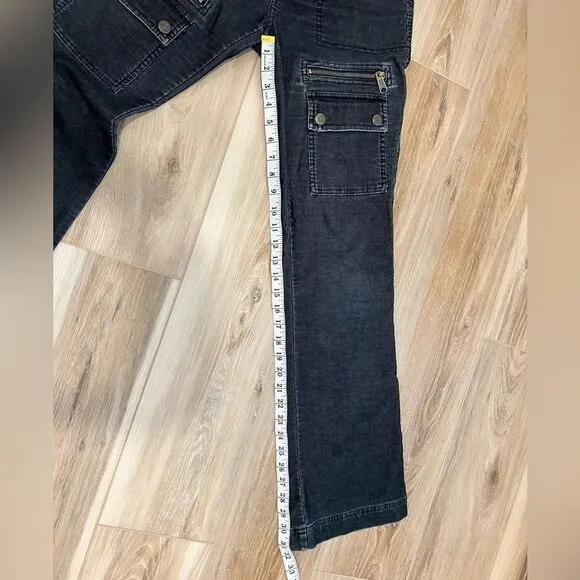 VINTAGE AMERICA EAGLE OUTFITTERS Black Utility Jeans Size 2