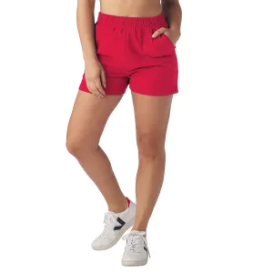 Vintage Oversized Sweat Short: Cherry