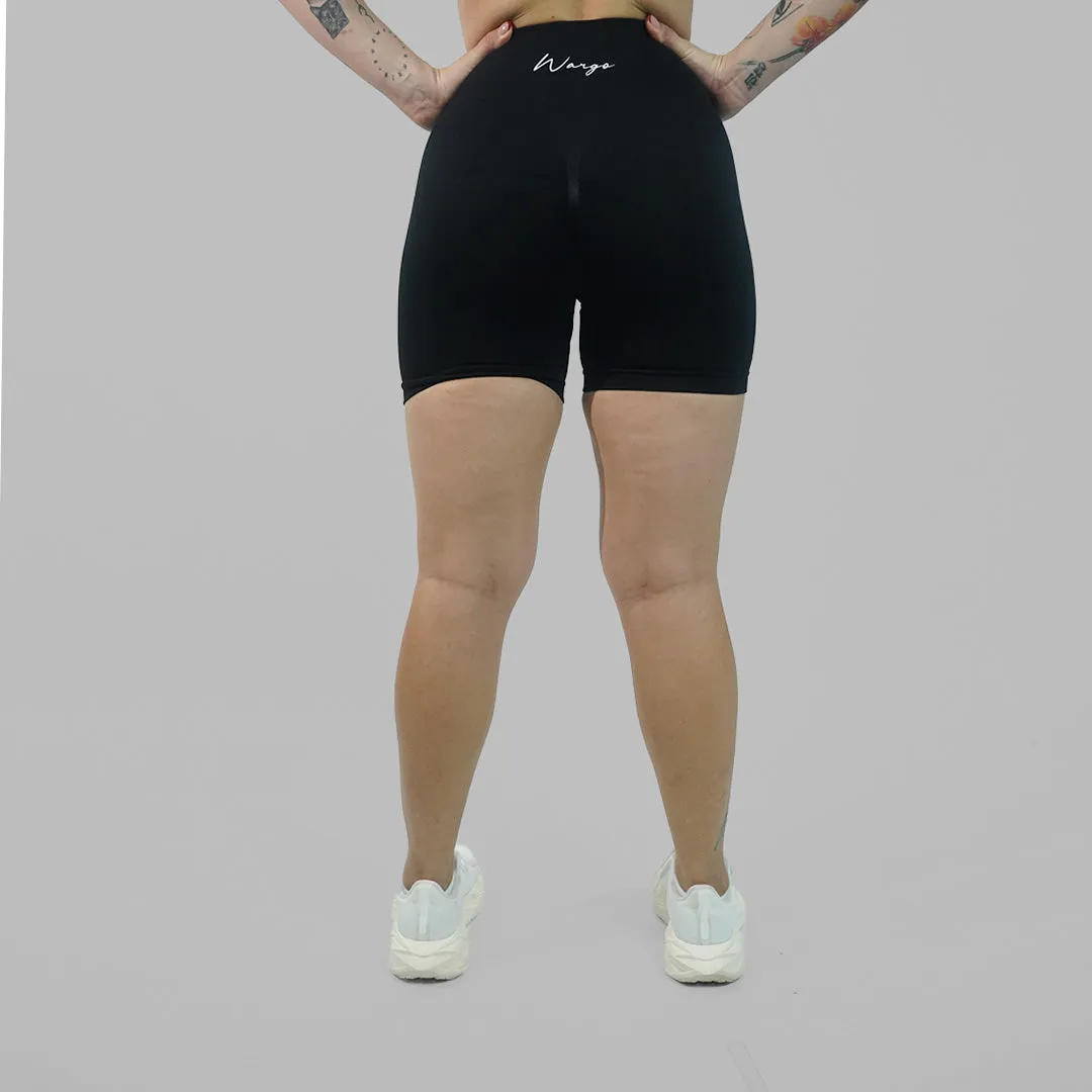 WARGO SIGNATURE SEAMLESS SHORT - BLACK