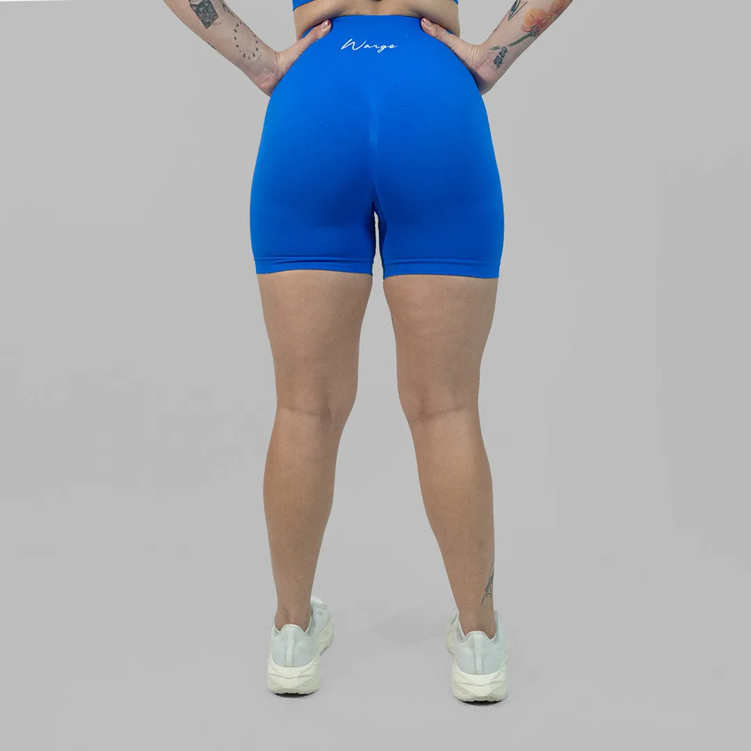 WARGO SIGNATURE SEAMLESS SHORT - BLUE