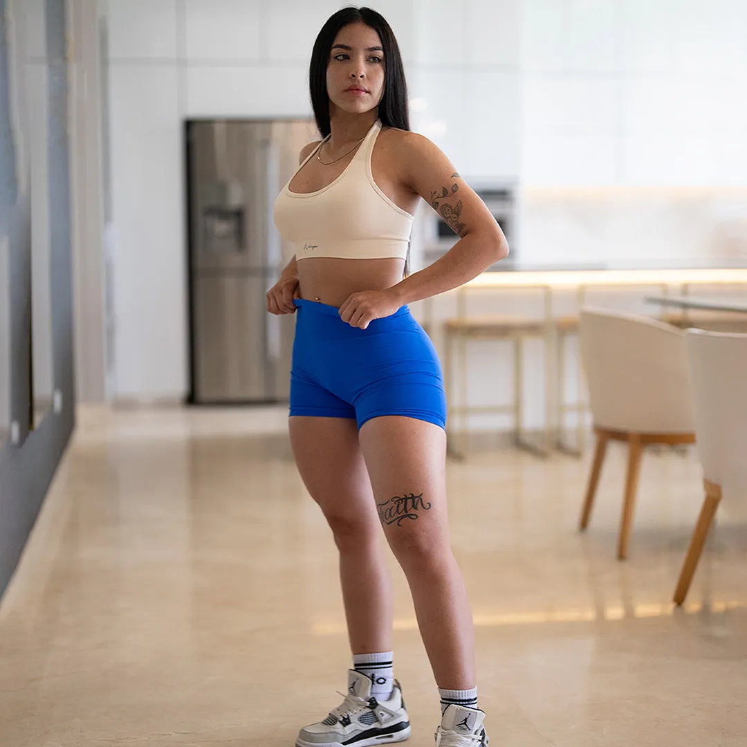 WARGO SIGNATURE SEAMLESS SHORT - BLUE