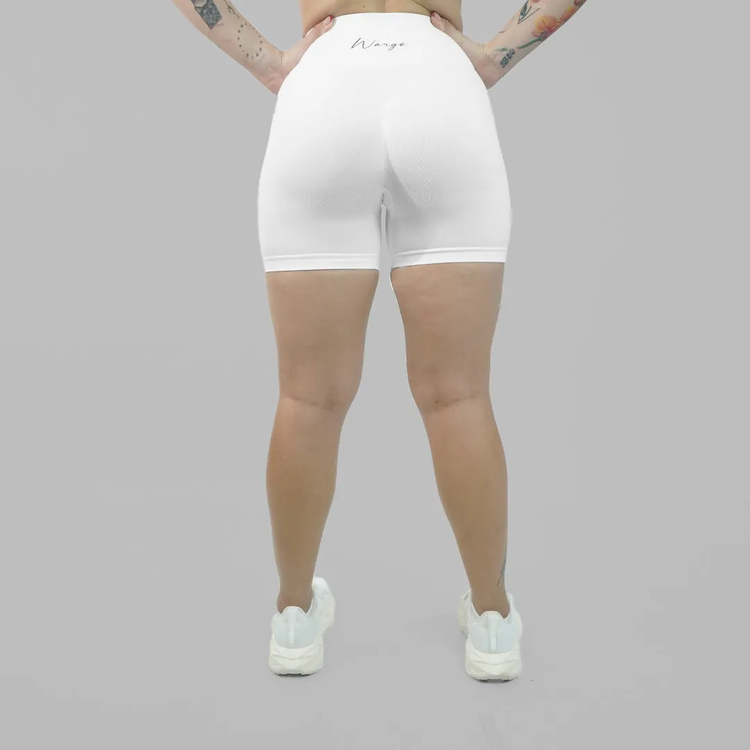 WARGO SIGNATURE SEAMLESS SHORT - WHITE