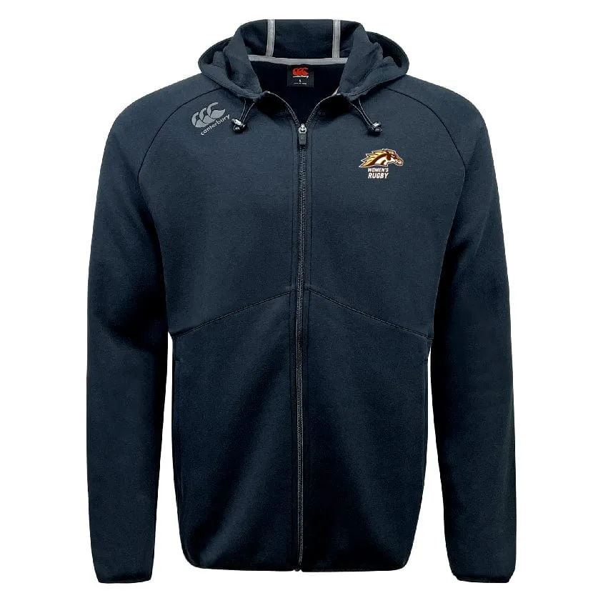 Western Michigan University Women's Rugby Tempo Vapodri Full-Zip Hoodie by Canterbury