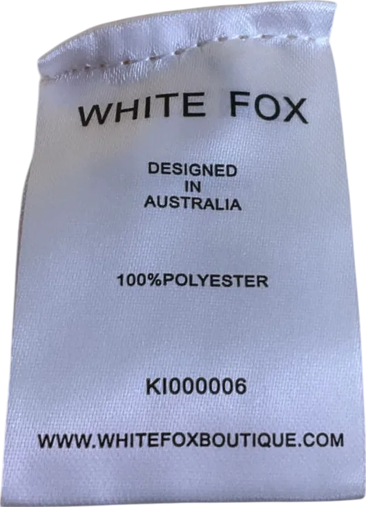 White Fox Yellow Real Feelings Oversized Knit Sweater UK M/L