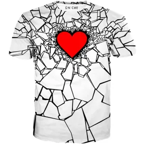 White Heart Break T-Shirt