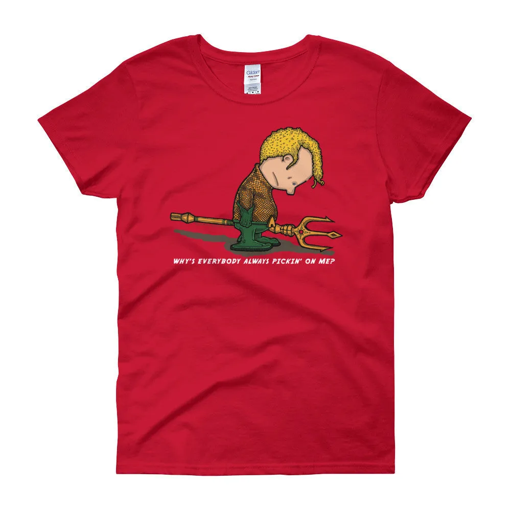 Why's Everybody Always Picking On Me? Fitted T-Shirt