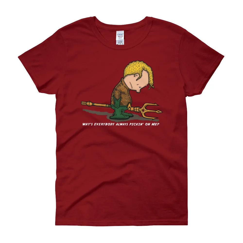 Why's Everybody Always Picking On Me? Fitted T-Shirt